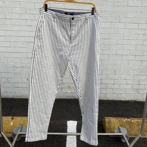 Stripped White Jeans